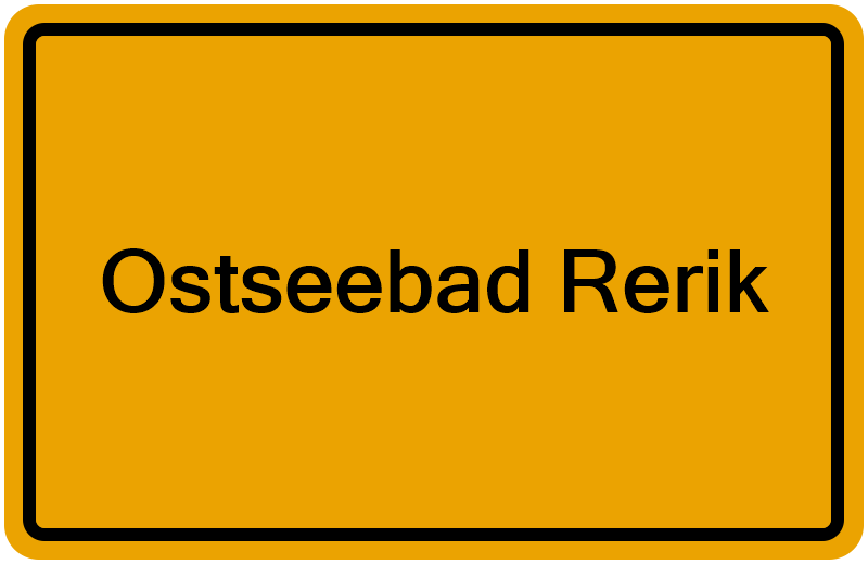 Handelsregisterauszug Ostseebad Rerik